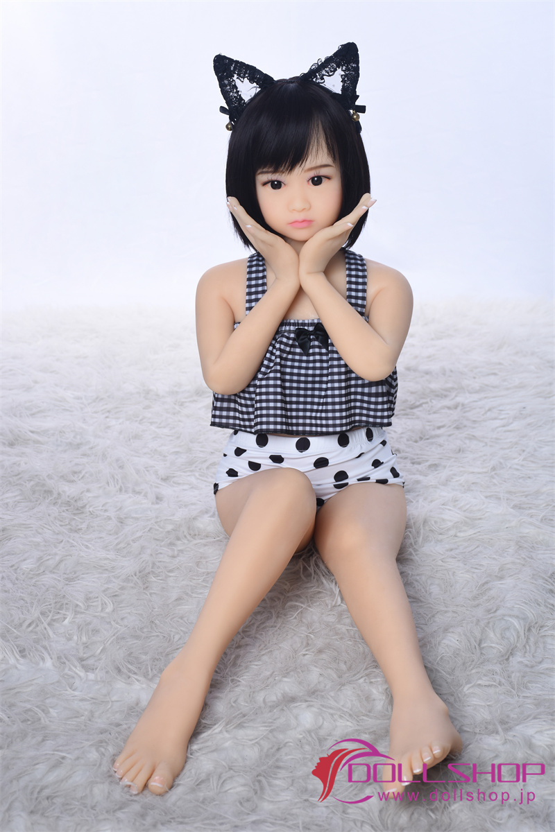 AXB Doll TPE 可愛い 猫 耳 バスト平ら ドール  120cm