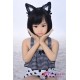 AXB Doll TPE 可愛い 猫 耳 バスト平ら ドール  120cm