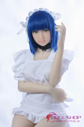 AXB Doll  TPE 青い髪 メイドコスプレ ラブドール 140cm バスト中