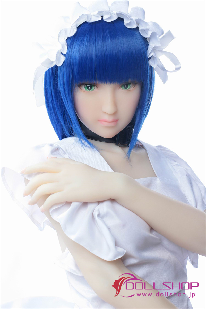 AXB Doll  TPE 青い髪 メイドコスプレ ラブドール 140cm バスト中