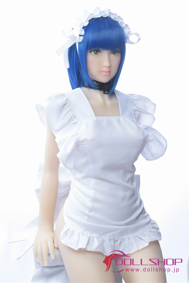 AXB Doll  TPE 青い髪 メイドコスプレ ラブドール 140cm バスト中