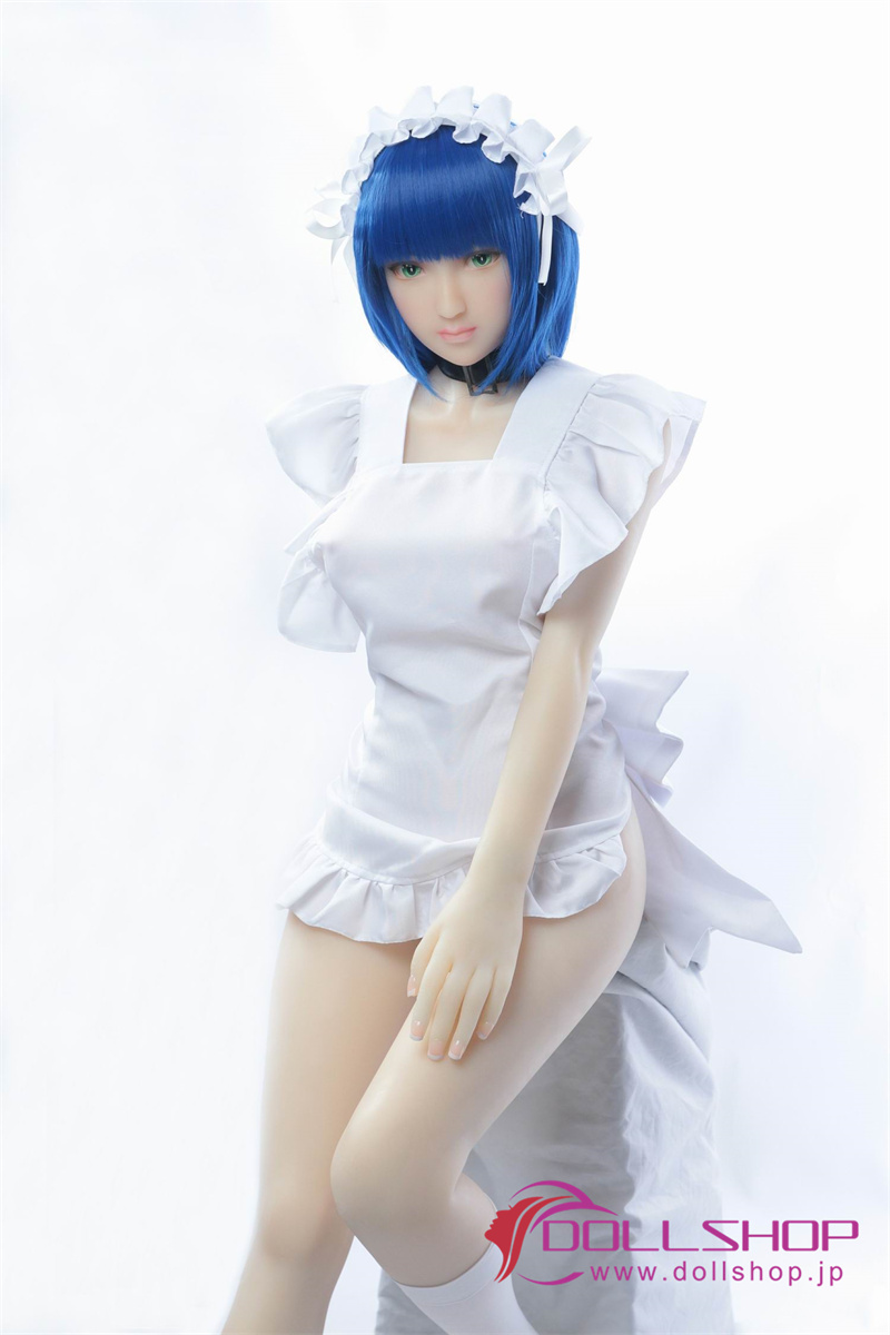 AXB Doll  TPE 青い髪 メイドコスプレ ラブドール 140cm バスト中