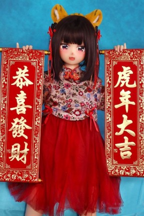 精巧 な貧乳アニメラブドール135cm AAカップ Aotume #65 ヘッド