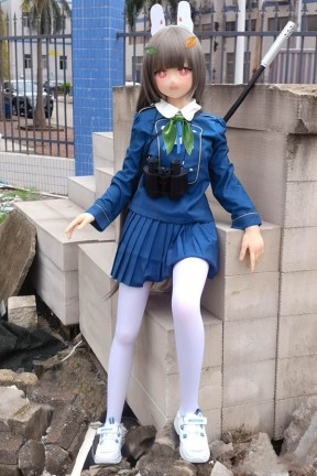 バトル アニメラブドール145cm Bカップ Aotume ＃78ヘッド フルシリコン製