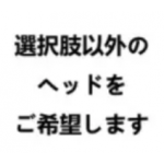 選択肢以外のヘッドをご希望 