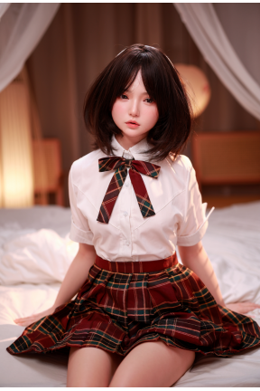 かわいい美人 ラブドール FUDOLL-曼一 シリコン最新作ボディ146cm AAカップ 眉毛と睫毛植毛加工あり