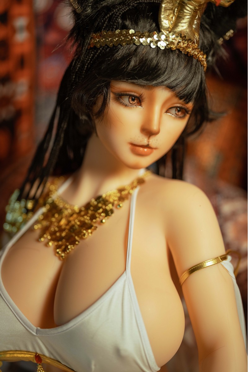 GD Sino エジプト 巨乳美人 洛紫 ラブドール フルシリコン 155cm Kカップ 猫メイクドール