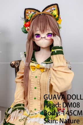 ショコラ アニメラブドール Guavadoll DM08ヘッド 150cm Dカップ ジョイントM16 ナチュラル肌色  ビニール(PVC)ヘッド+TPEボディ ショコラ アニメラブドール Guavadoll DM08ヘッド 150cm Dカップ ジョイントM16 ナチュラル肌色  ビニール(PVC)ヘッド+TPEボディ