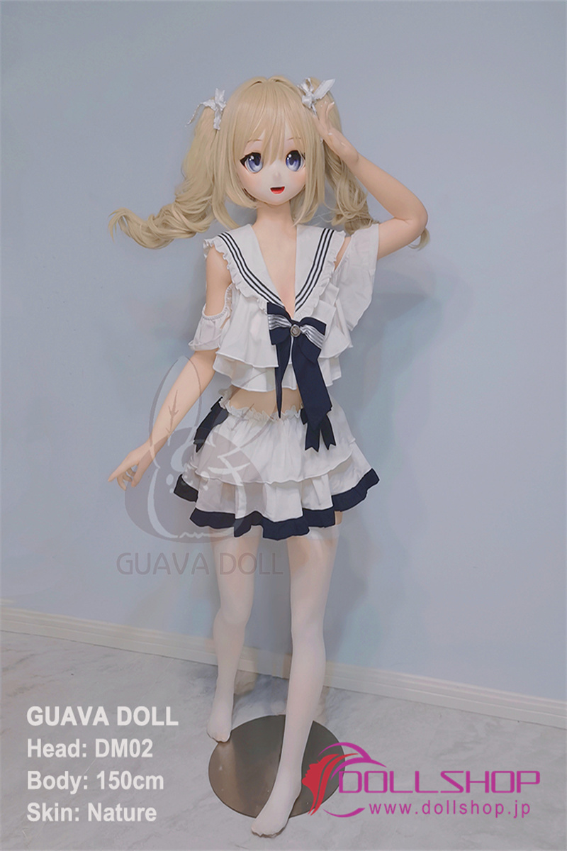 GUAVADOLL 高品質ロリ アニメラブドール  150cm Dカップ ソフトビニール製ヘッド+TPE製ボディ