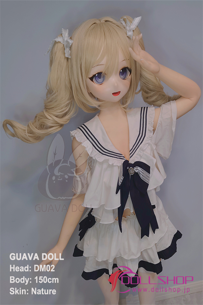 GUAVADOLL 高品質ロリ アニメラブドール  150cm Dカップ ソフトビニール製ヘッド+TPE製ボディ