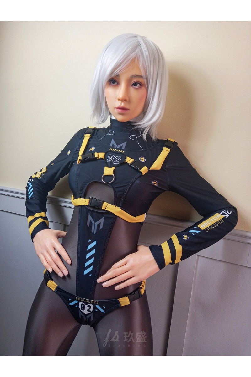 美しい銀髪リアルラブドール Jiusheng Aki 168cm Cカップ フルシリコン製