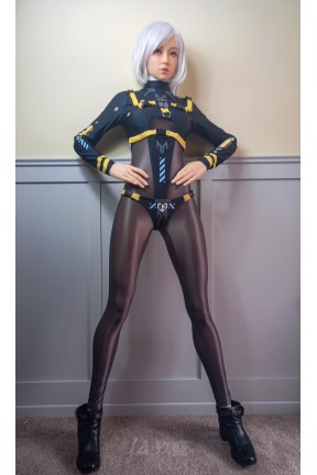 美しい銀髪リアルラブドール Jiusheng Aki 168cm Cカップ フルシリコン製