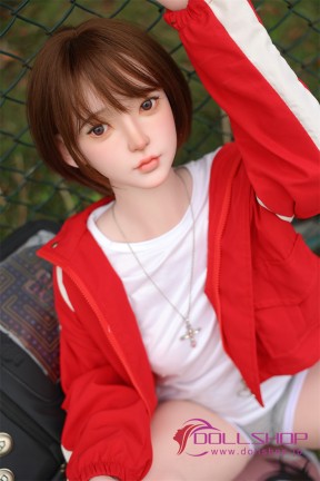 JYDOLL シリコン製 優しい彼女ラブドール 150cm AAカップ 晓兰 超リアルメイク付き