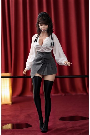 アダルト巨乳ラブドール JYDOLL-洛水2.0 フルシリコン製 163cm Fカップ スターメイク 睫毛と眉毛植毛あり