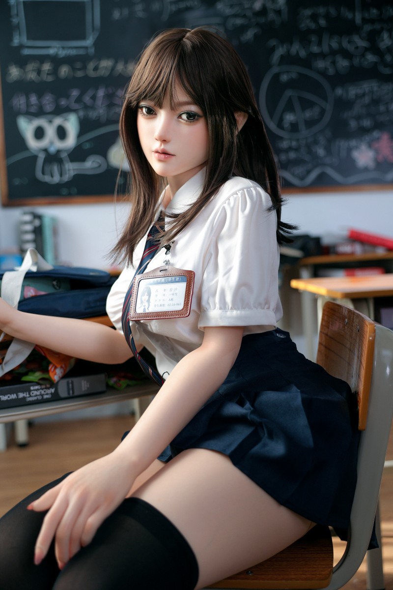フルシリコン JK 制服ラブドール JYDOLL 若汐 163cm 睫毛と眉毛植毛あり 