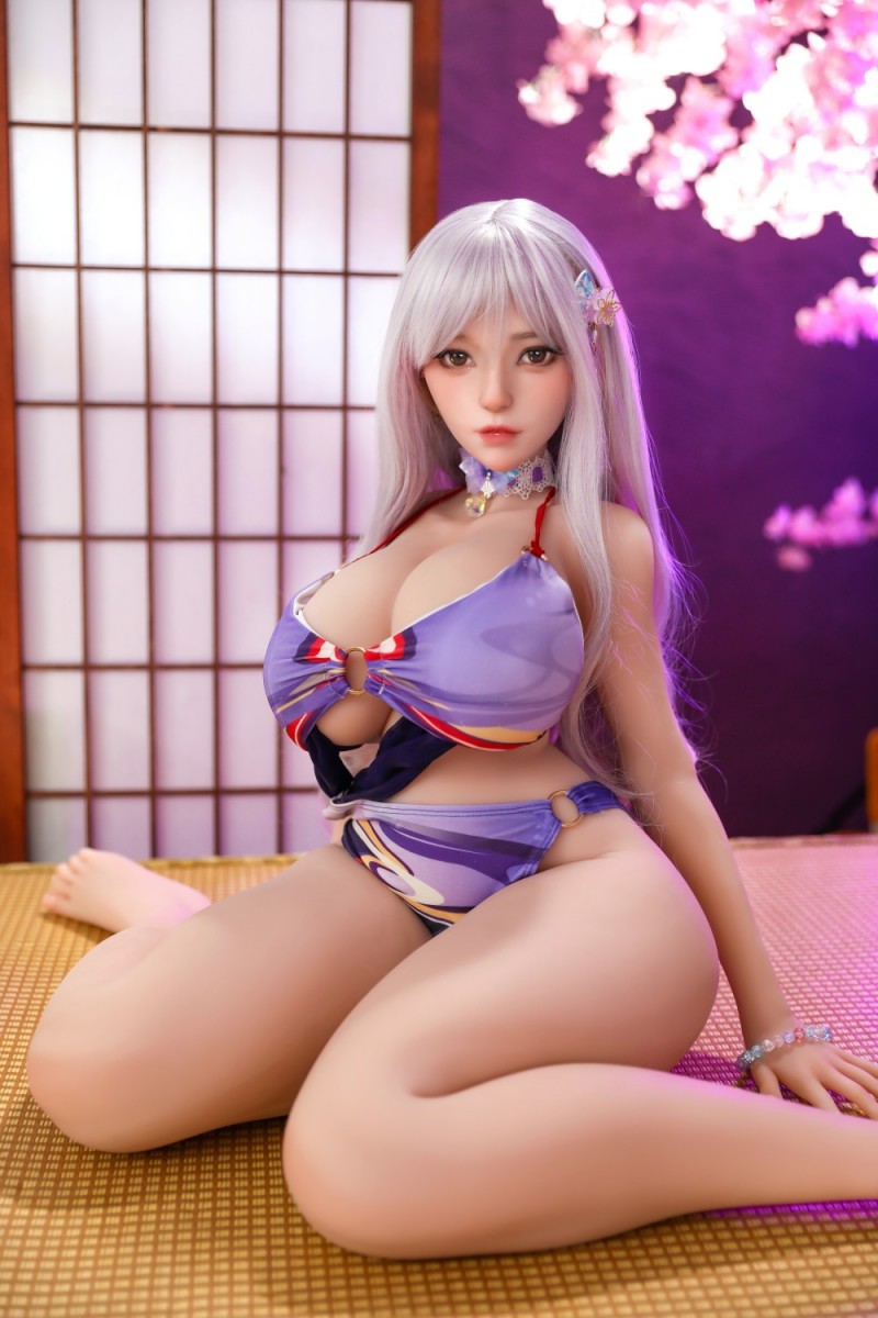 芸能人 巨乳 ラブドール JYDoll-紫ちゃん シリコン製頭部+TPEボディ125cm Ｇカップ 