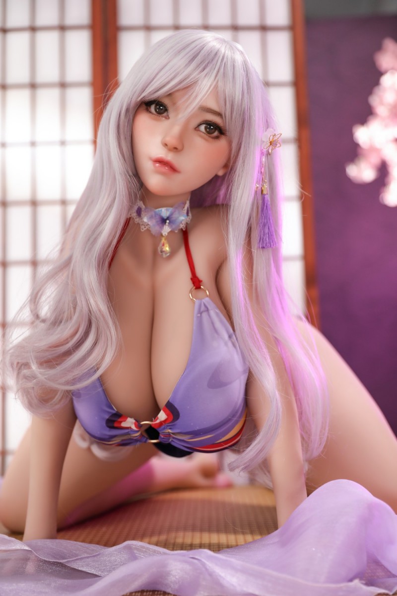 芸能人 巨乳 ラブドール JYDoll-紫ちゃん シリコン製頭部+TPEボディ125cm Ｇカップ 