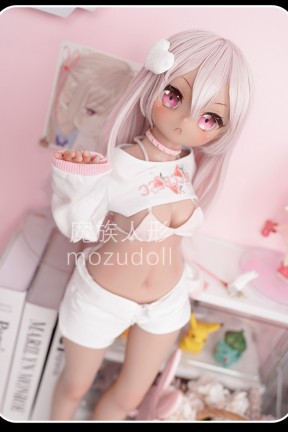 小型で軽量化アニメラブドール MOZU Doll 小黑 65cm Aカップ ちゃん ソフトビニール頭+シリコンボディ 衣装は宣材写真と同じ