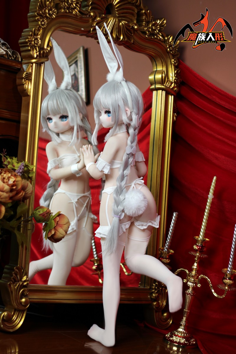 DOLLSHOP 可愛い アニメラブドール MOZU白兔 85cm ソフトビニール製頭部 TPE製ボディ