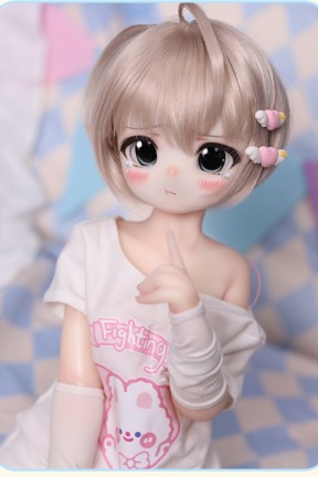 65cmアニメ ラブドール MOZU-比奈 ソフトビニール製頭部 シリコン製ボディ付属制服