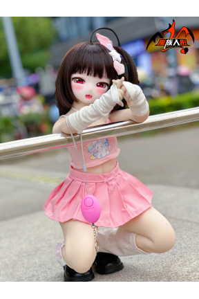 カートゥーン アニメラブドール 美夜 85cm ソフトビニールヘッド+ TPE製ボディ宣伝画像と同じ制服も付属【即納品 日本国内発送 最速2-3日届ける】