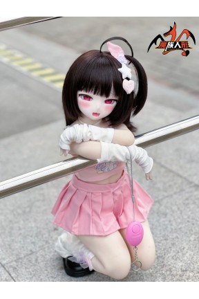 カートゥーン アニメラブドール 美夜 85cm ソフトビニールヘッド+ TPE製ボディ宣伝画像と同じ制服も付属【即納品 日本国内発送 最速2-3日届ける】