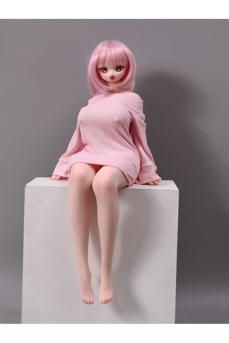 シリコン キューティー アニメドール Sugar 60cm 巨乳 軽量化 収納が便利 Mini Doll
