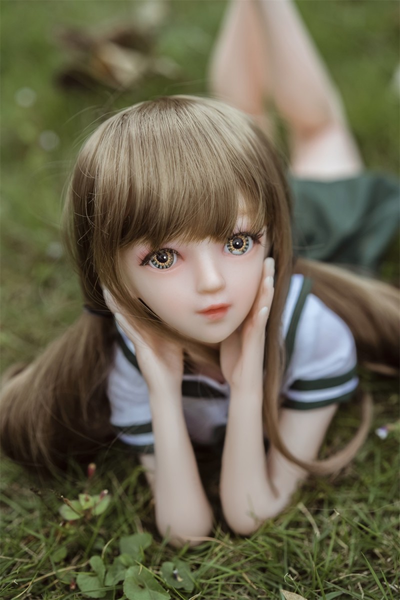 アニメ美 少女 ドール 60cm X10ヘッド シリコン 制服 Mini Doll