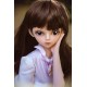 アニメ ドレス ドール ピンク制服 60cm X11ヘッド シリコン Mini Doll
