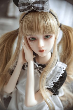 シリコン アニメ ドール メイド衣装 60cm X2ヘッド CM011 Mini Doll シリコン アニメ ドール メイド衣装 60cm X2ヘッド CM011 Mini Doll