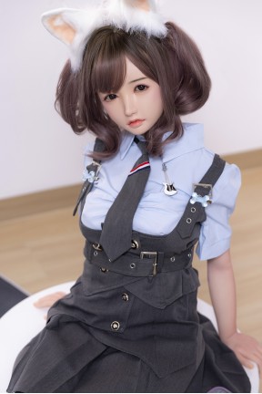DOLLSHOP 可愛いミニ ラブドール Real girl 148cm Cカップ R36 シリコンヘッド+TPEボディ