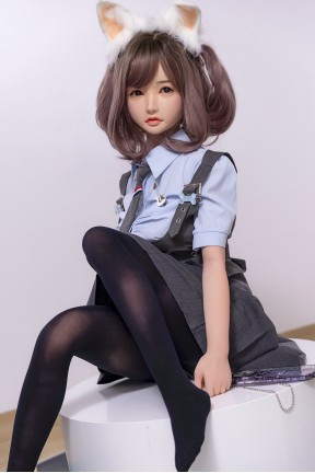DOLLSHOP 可愛いミニ ラブドール Real girl 148cm Cカップ R36 シリコンヘッド+TPEボディ