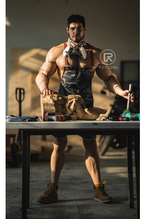 超リアルな 筋肉タイプ 男性ラブドール Realing Alaric シリコン製 183cm