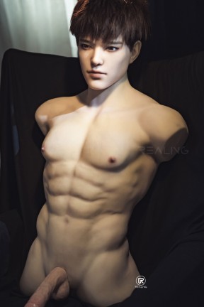 筋肉タイプトルソー男性ラブドール Realing 洛梵 82cm シリコン製ヘッド+tpeボディ 筋肉タイプトルソー男性ラブドール Realing 洛梵 82cm シリコン製ヘッド+tpeボディ