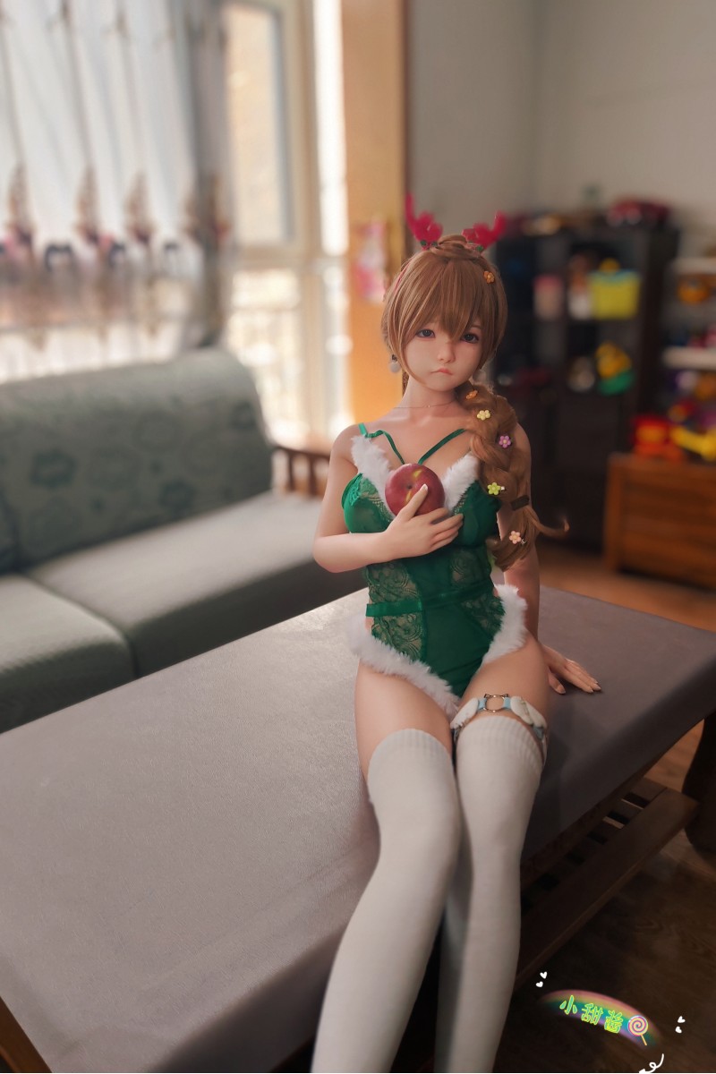 DOLLSHOP フルシリコン等身大ラブドール SHEDOLL-洛小乙 148cm Cカップ クリスマスの衣装