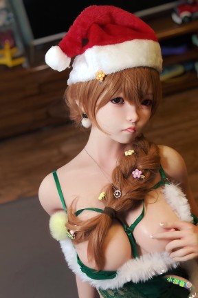 DOLLSHOP フルシリコン等身大ラブドール SHEDOLL-洛小乙 148cm Cカップ クリスマスの衣装