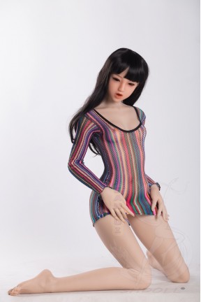 DOLLSHOP プラチナシリコン 貧 乳 ラブドール 145cm Aカップ Sanhui A6ヘッド