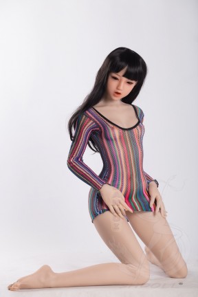 DOLLSHOP プラチナシリコン 貧 乳 ラブドール 145cm Aカップ Sanhui A6ヘッド