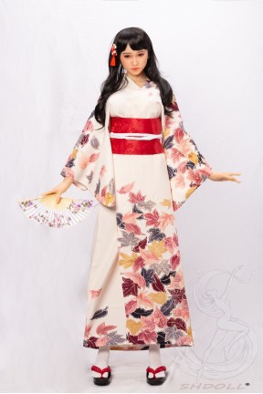 DOLLSHOP 日本の着物 巨乳ラブドール168cm Fカップ Sanhui #21ヘッドフルシリコン製