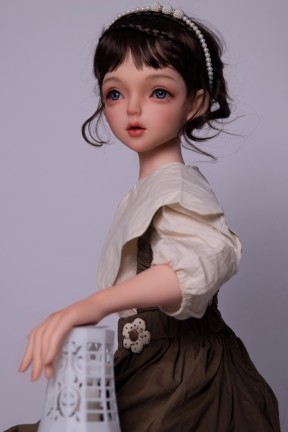 最新技術 シームレスミニラブドールSanhui-＃3ヘッド フルシリコン製105cm Bカップ 