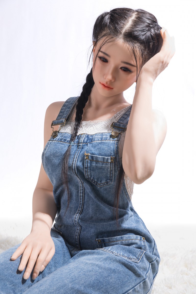  Sanhui Doll フルシリコン シームレ ラブドール 155cm Eカップ ス お口開閉機能選択可 髪の毛の植毛可