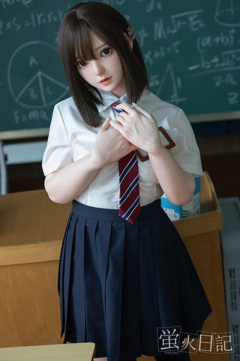 ラブドール 女子 高生 菜菜子 151cm Aカップ シリコン制服ドール 人メイク - 萤火日记