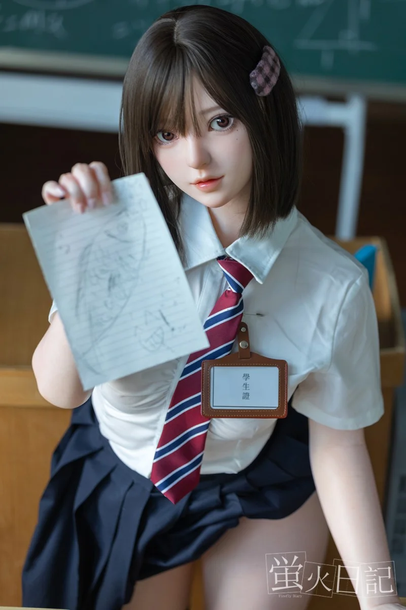 ラブドール 女子 高生 菜菜子 151cm Aカップ シリコン制服ドール 人メイク - 萤火日记