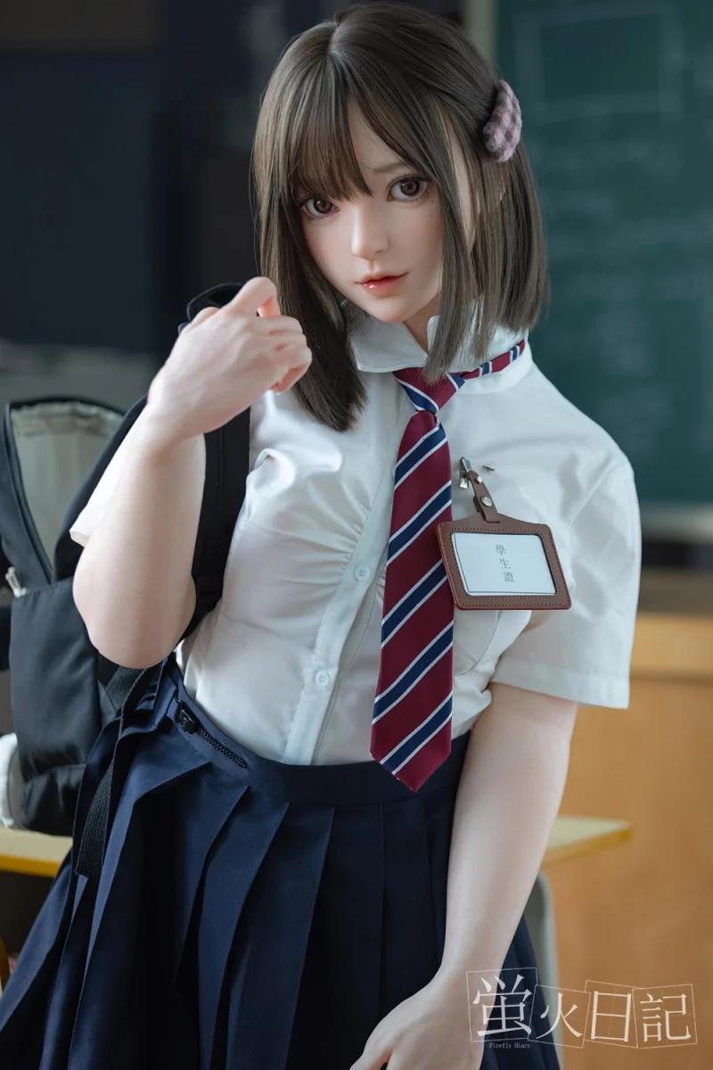 ラブドール 女子 高生 菜菜子 151cm Aカップ シリコン制服ドール 人メイク - 萤火日记