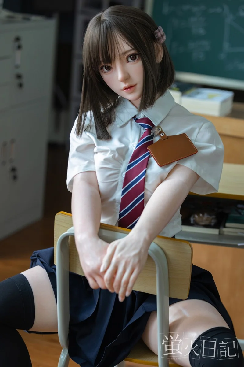 ラブドール 女子 高生 菜菜子 151cm Aカップ シリコン制服ドール 人メイク - 萤火日记