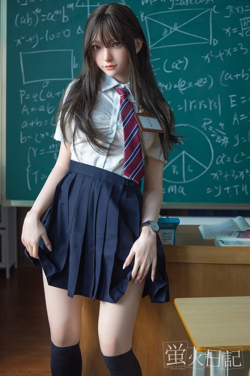 シリコン ダッチワイフ 莲 165cm Cカップ  人メイク 学生の制服ラブドール - 萤火日记