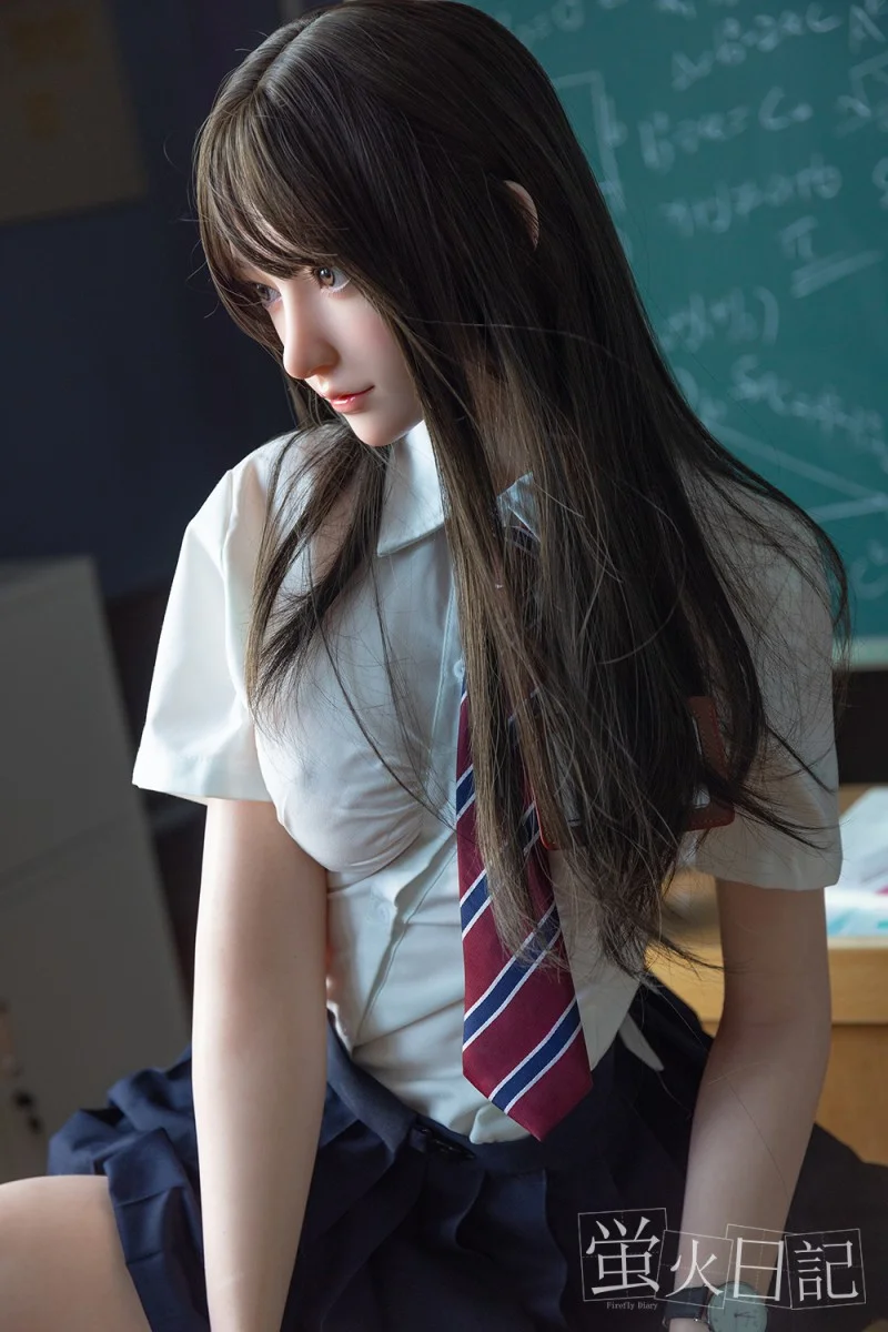シリコン ダッチワイフ 莲 165cm Cカップ  人メイク 学生の制服ラブドール - 萤火日记