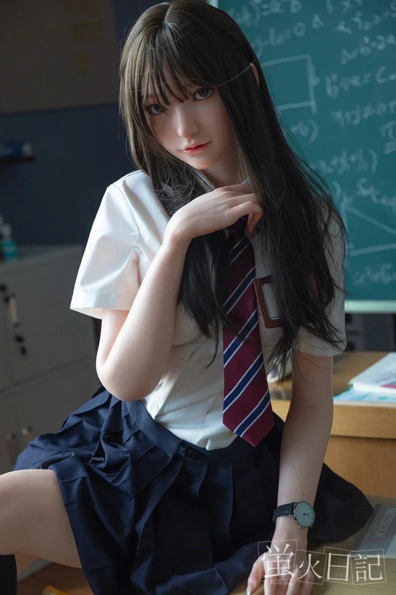 シリコン ダッチワイフ 莲 165cm Cカップ  人メイク 学生の制服ラブドール - 萤火日记