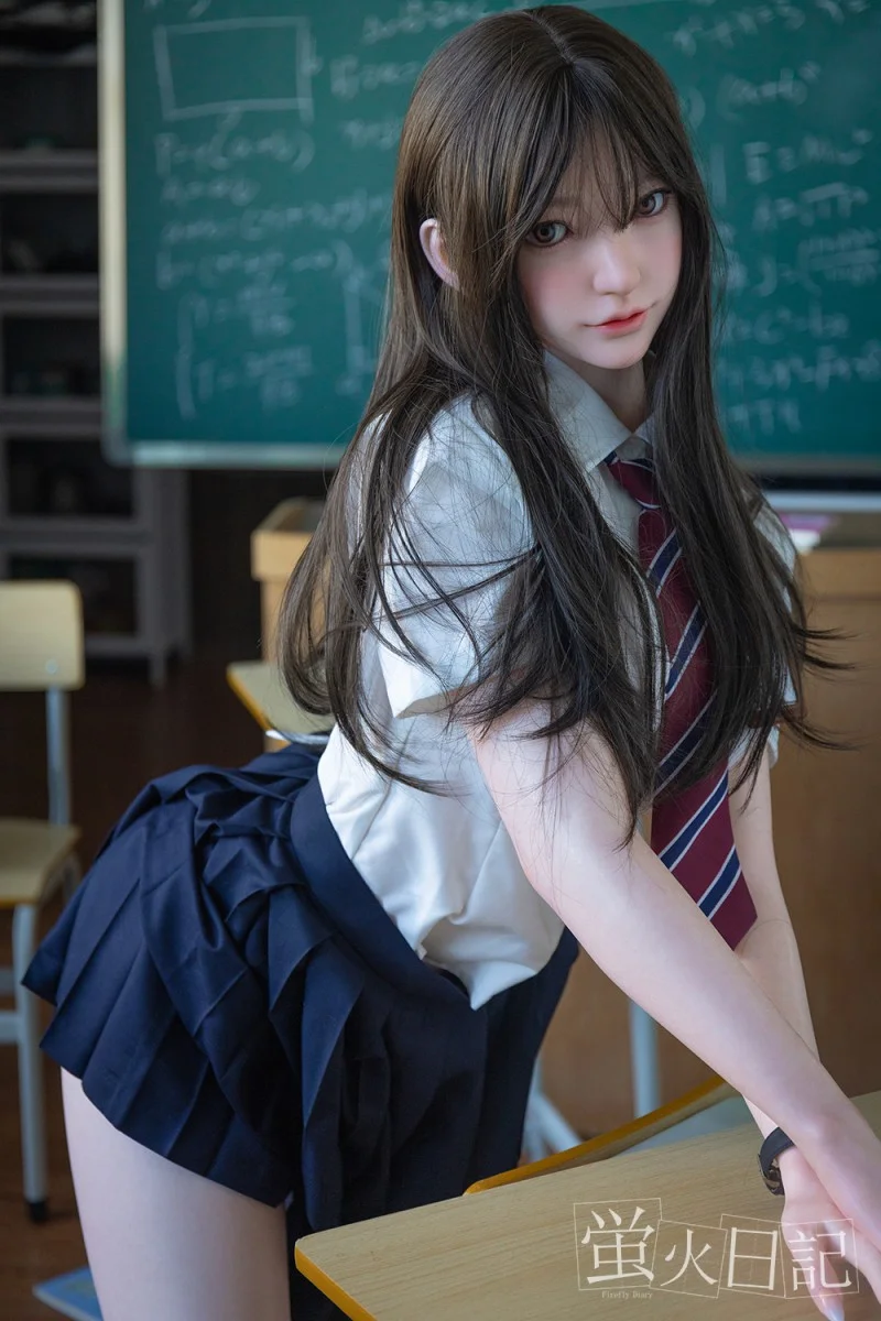 シリコン ダッチワイフ 莲 165cm Cカップ  人メイク 学生の制服ラブドール - 萤火日记