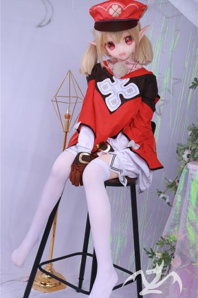 等身大アニメTPEラブドールMOZU-小莉145cm Bカップ宣伝画像の衣装付き